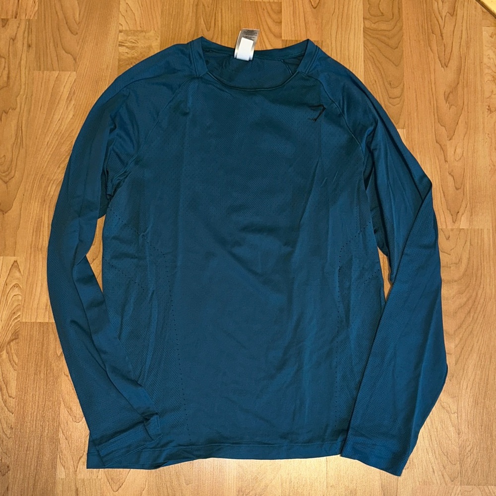 Gymshark Deep Teal Men's Long Sleeve Tee